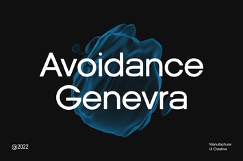 Avoidance Genevra Sans Serif Font Family