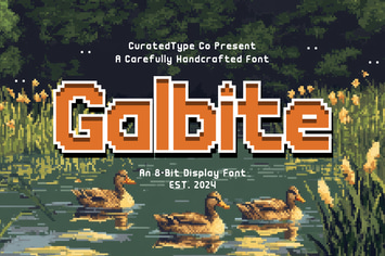 Galbite - Pixel Font