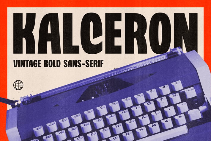 Kalceron - Vintage Bold Sans Serif