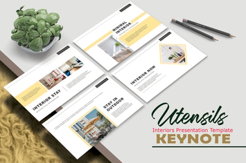 UTENSILS - Interiors Keynote Template