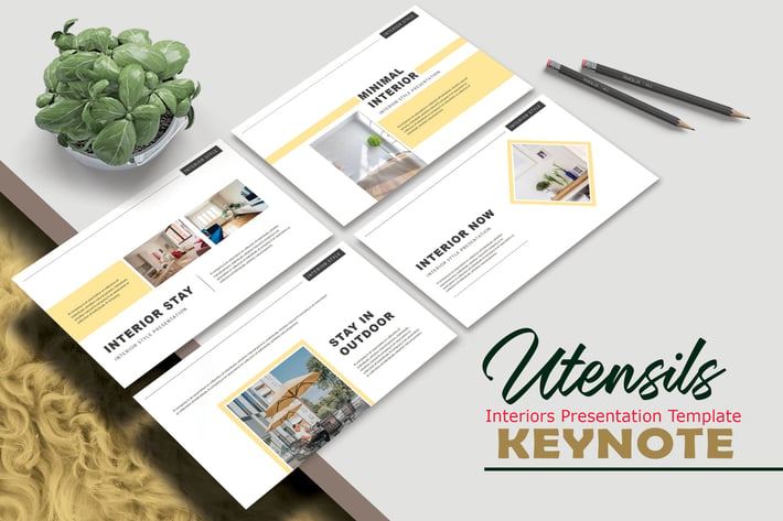 UTENSILS - Interiors Keynote Template