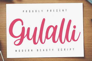 Gulalli Modern Script