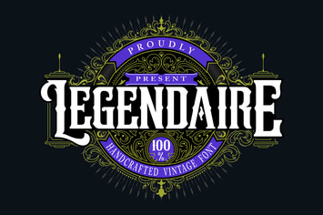 Legendarie | Handcrafted Vintage Font