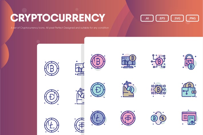 Cryptocurrency Icon Pack