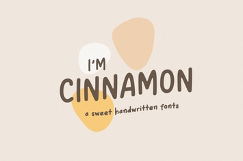 Cinnamon | A Sweet Handwritten Fonts