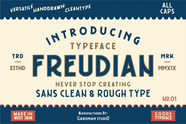 Freudian | Retro Typeface