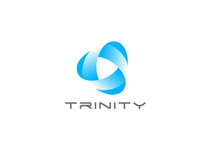 Logo Triangle Trinity Triple Abstract