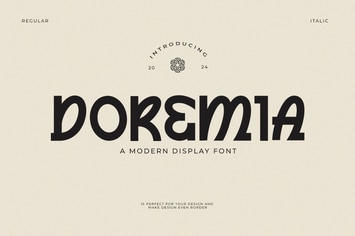 Doremia - Modern Display Font
