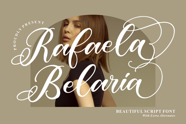 Rafaela Belaria Script Font