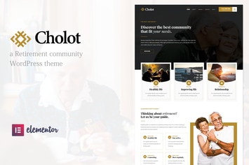 Cholot - Retirement Community WordPress Theme