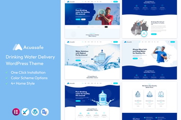 Acuasafe - Drinking Water Delivery WordPress Theme