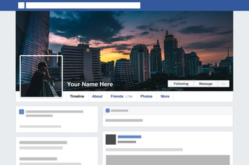 Facebook Seamless Template HD
