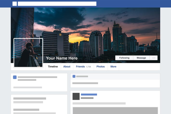Facebook Seamless Template HD