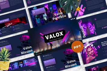 Valox - Gaming Powerpoint Template