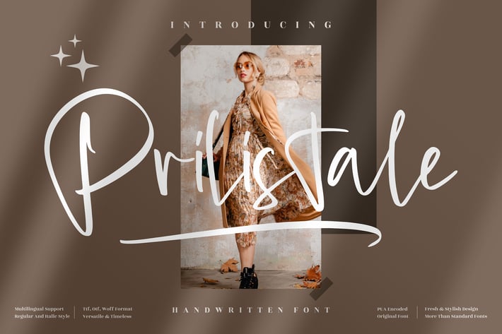 Prilistale Handwritten Font