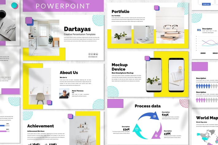 Dartayas - Colorful Powerpoint Template