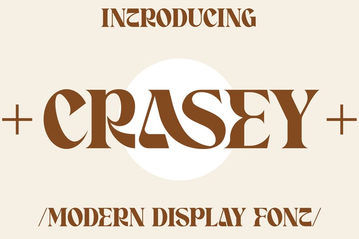 Crasey Display Font