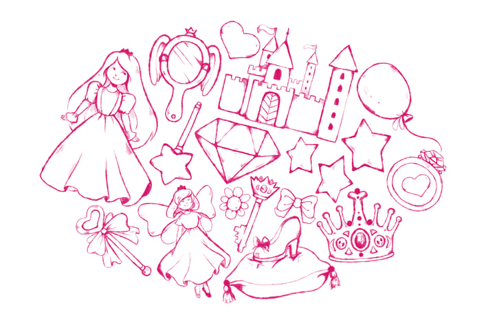Fairytale Princess Doodles