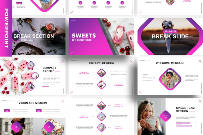 Sweets - Business Powerpoint Template