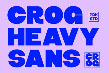 Crog - Modern Logo Font