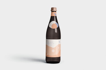 Glass Bottle Branding Mockups
