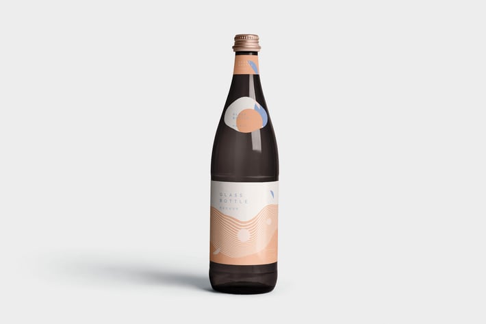 Glass Bottle Branding Mockups