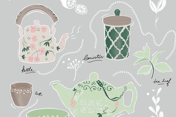 Illustration - Tea Set