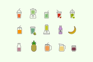 15 Smoothie Icons