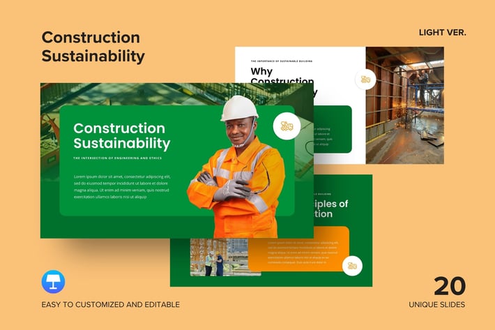 Construction Sustainability - Keynote Template
