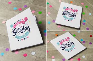 Birthday Invitation Mock Up