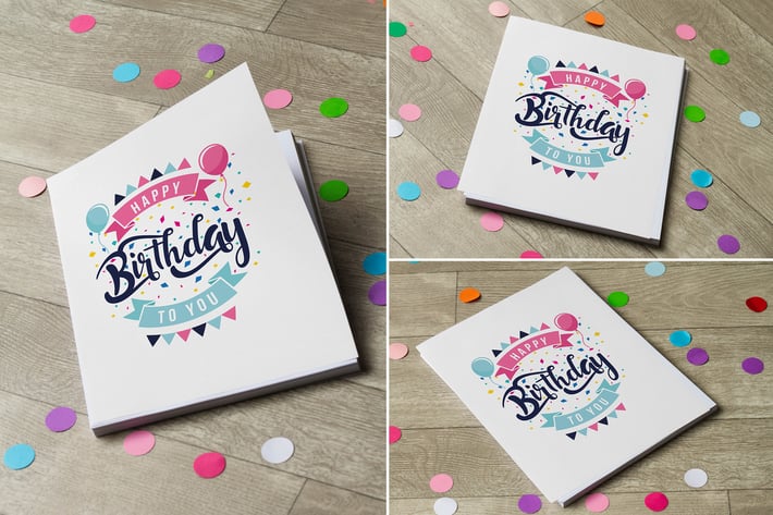 Birthday Invitation Mock Up