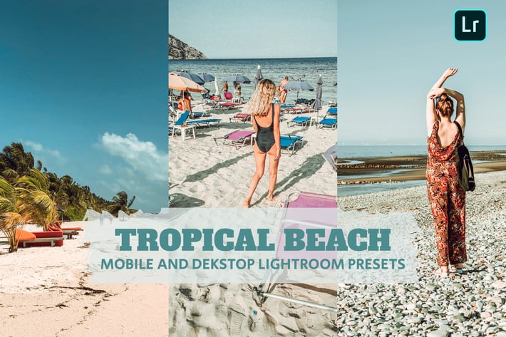 Tropical Beach Lightroom Presets Dekstop Mobile