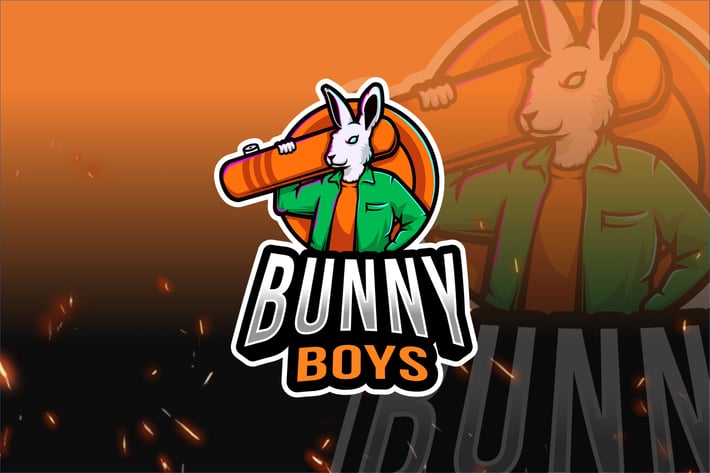 Bunny Boys Esport Logo Template