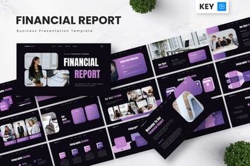 Financial Report - Business Keynote Templates