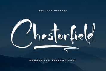 Chastorfield Handbrush Display Font