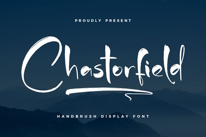 Chastorfield Handbrush Display Font