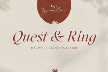 Quest and Ring - Claasic Beauty Italic Serif