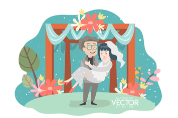 Wedding - Vector Illustration