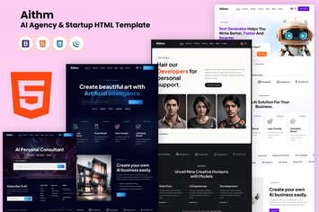 Aithm - AI Agency & Startup HTML Template