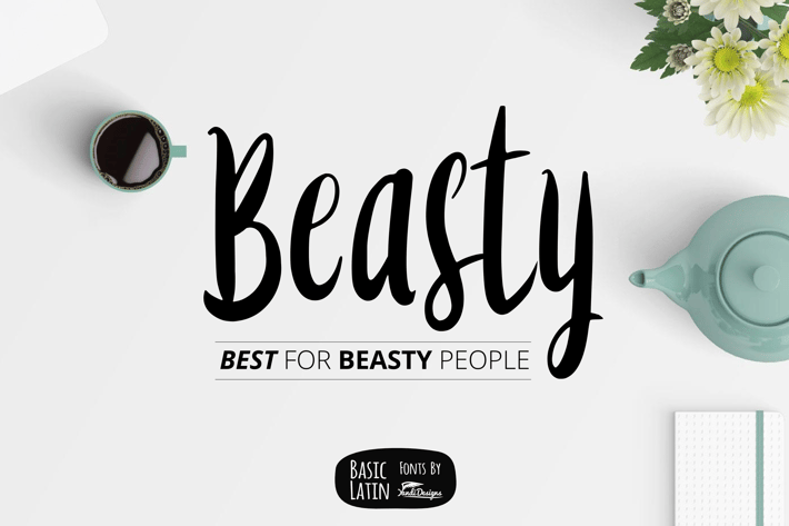 Beasty Fonts