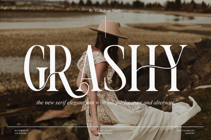 Grashy || Elegant Serif Font
