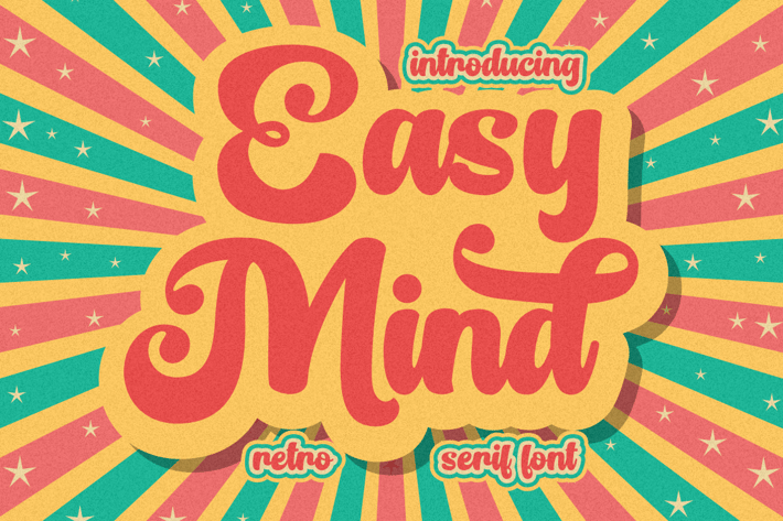 Easy Mind - Retro Script Font