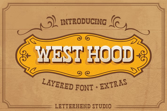 West Hood - 6 Fonts!
