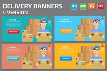 Delivery Banners Design