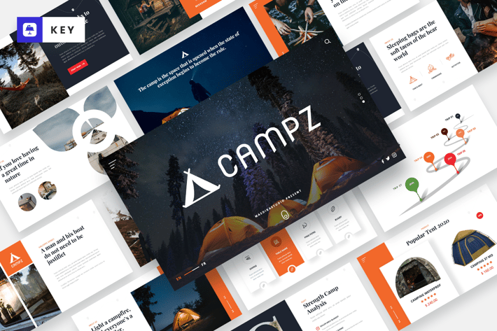 CAMPZ - Camping & Caravan Keynote Template