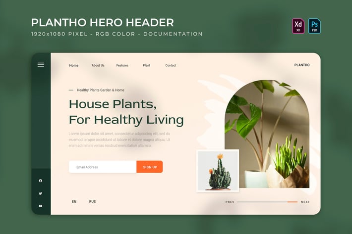 Plantho | Hero Header
