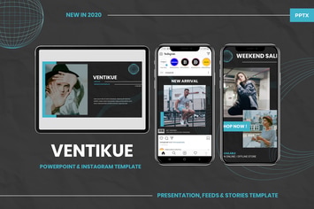 Ventikue - Powerpoint & Instagram Template