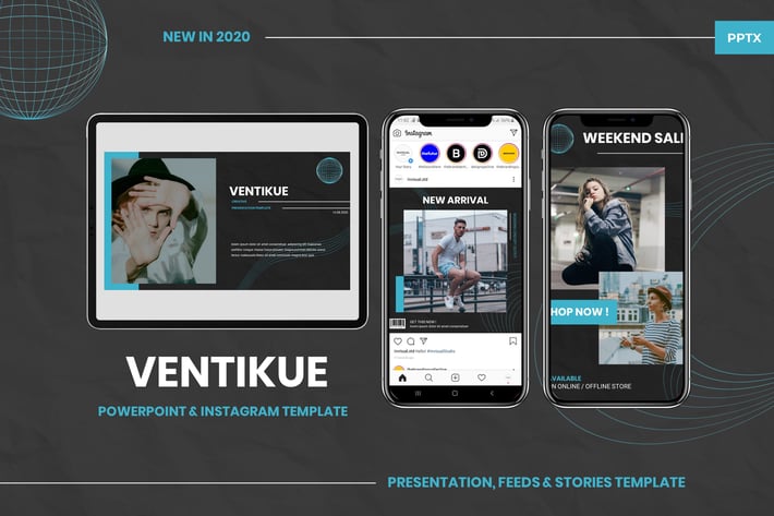 Ventikue - Powerpoint & Instagram Template