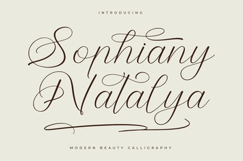 Sophiany Natalya  Modern Calligraphy