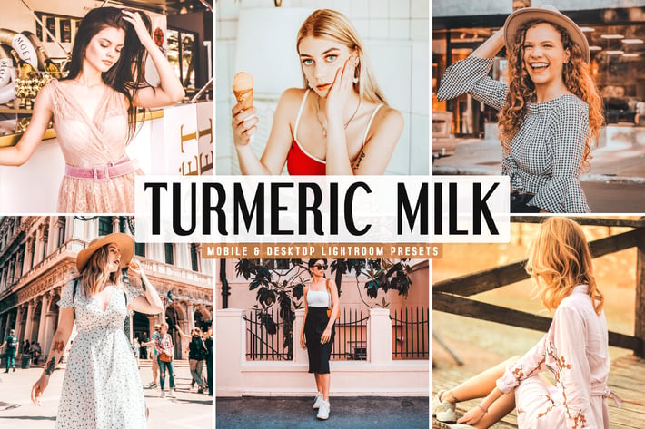 Turmeric Milk Mobile & Desktop Lightroom Presets